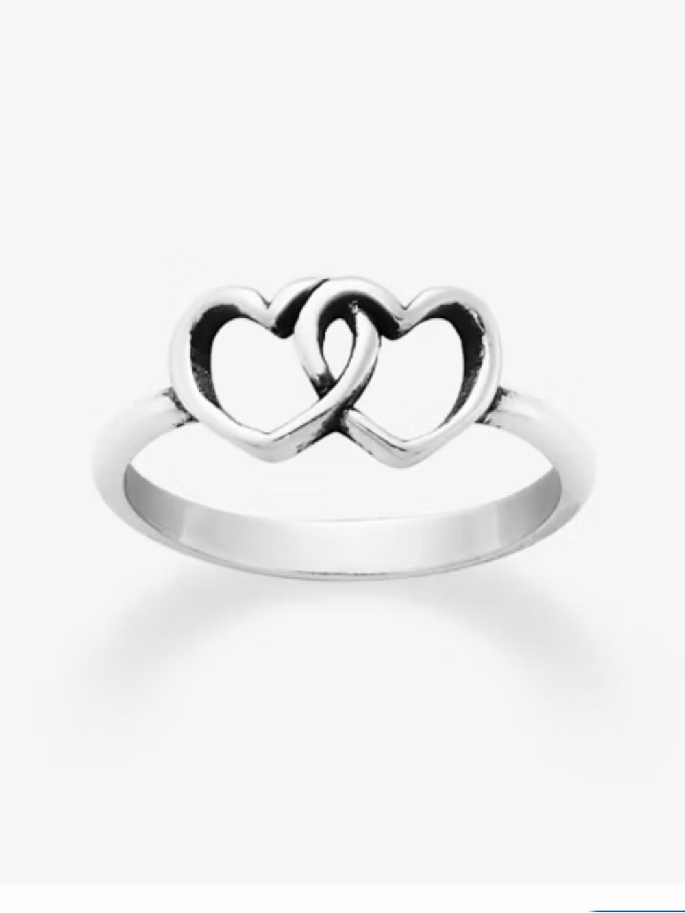 James Avery Two Hearts Together Size 5 - Picture 5 of 5